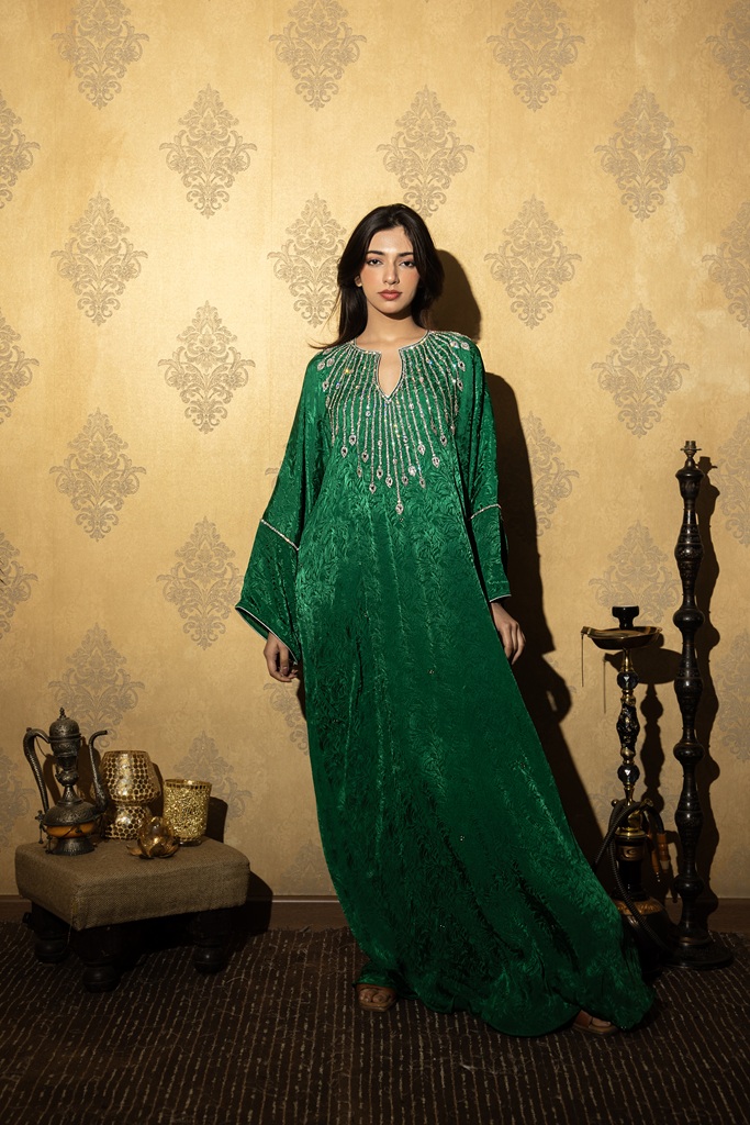 Emerald Drop Kaftan